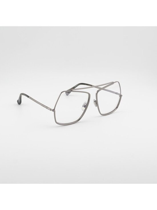 Max Mara MM5118-B 014 Eyeglasses Silver 58mm Square Frame main image 8